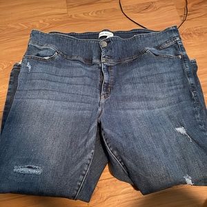 Lane Bryant distressed jegging sz 26